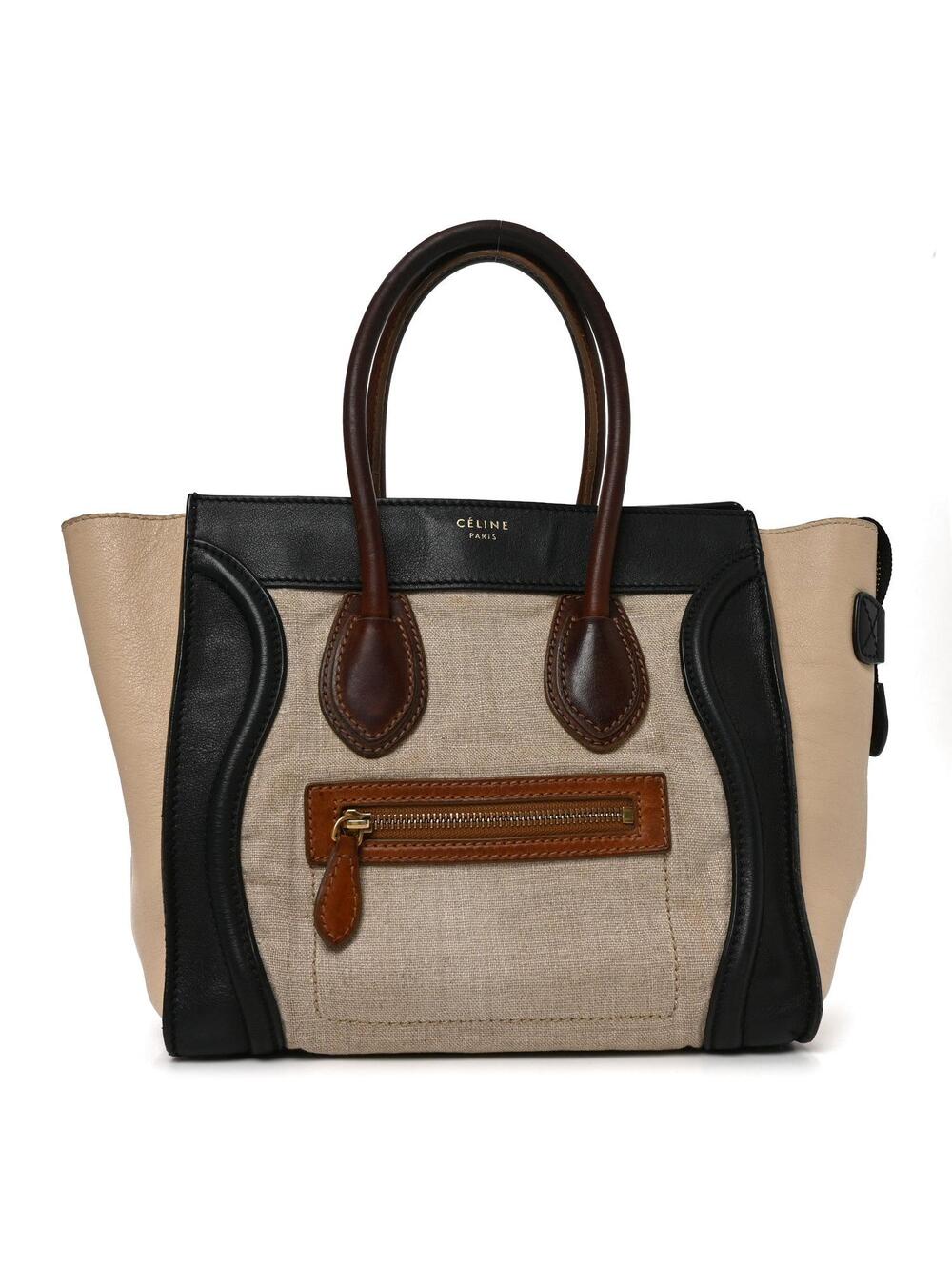 Celine Canvas Smooth Calfskin Micro #369655C59B